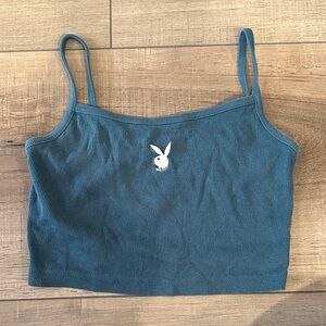 PLAYBOY Blue Camisole Top